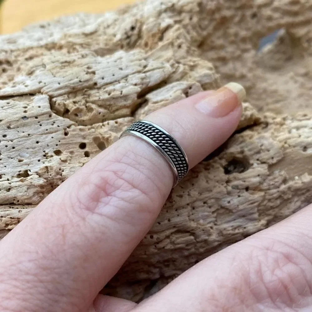 Bali Style Sterling Silver Toe Ring